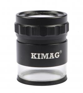 KIMAG 10 LUPP 10X MED MÄTSKALA OCH BELYSNING