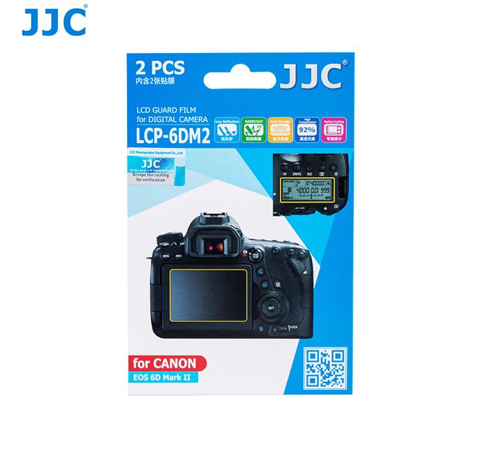 JJC LCD-SKYDD FÖR CANON EOS 6D MARK II
