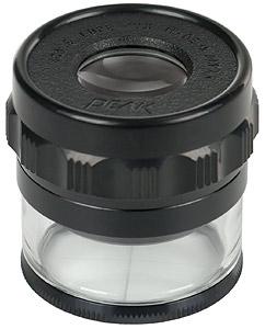 PEAK 10X LUPP MED MÄTSKALA