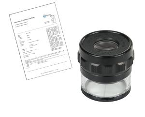 PEAK 10X LUPP MED MÄTSKALA DAKKS CERTIFIERAD