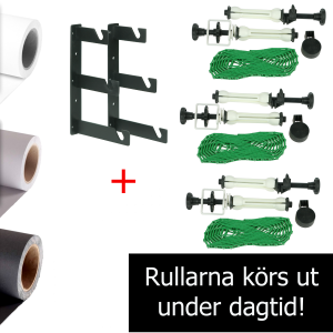 BAKGRUNDSPAKET MED PAPPERSRULLAR 2,72x11 METER