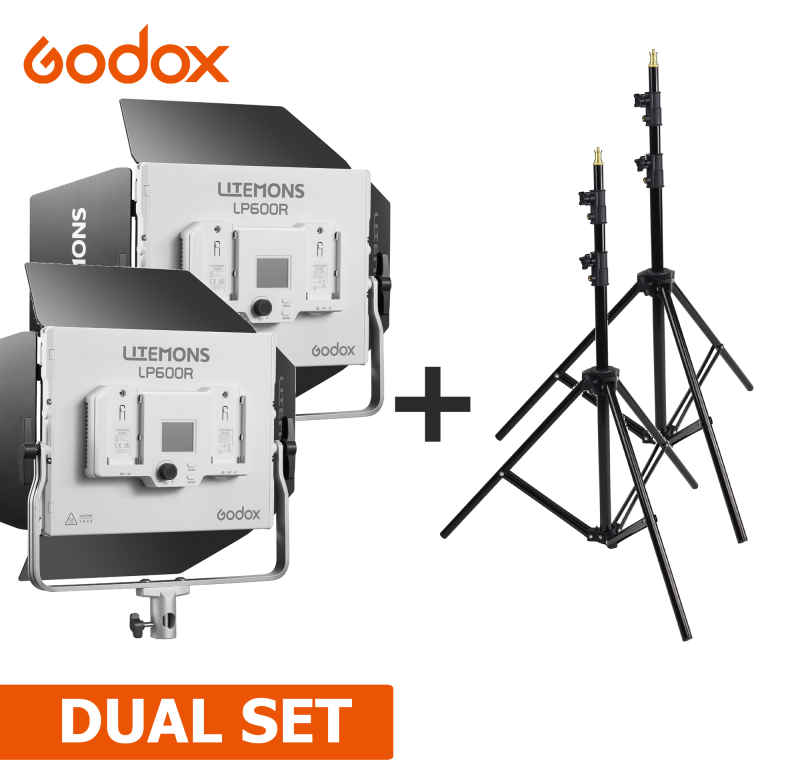 PAKET GODOX LP600R + GODOX 304 DUAL SET