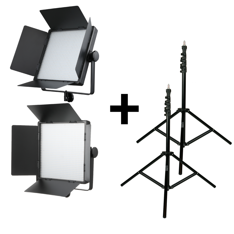 GODOX PAKET 2X LED1000BI II + 2X VC8008K 