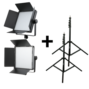 GODOX PAKET 2X LED1000BI II + 2X VC8008K 