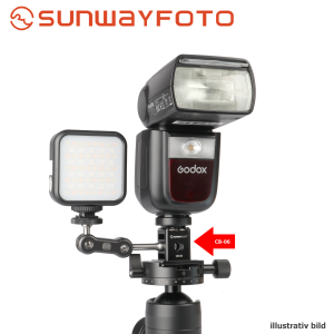 SUNWAYFOTO CB-06 COLD SHOE ADAPTER ARCA SWISS
