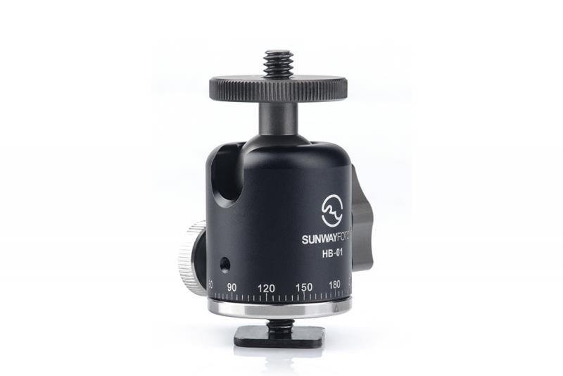SUNWAYFOTO HB-01 PRO MINI HOT SHOE BALLHEAD