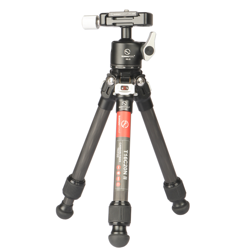 SUNWAYFOTO T16C20NII CARBON TRIPOD + XB25 KULLED