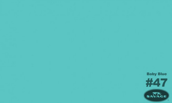 SAVAGE BAKGRUND 2,72X11M BABY BLUE #47