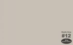 SAVAGE BAKGRUND 1,35X11M STUDIO GRAY #12