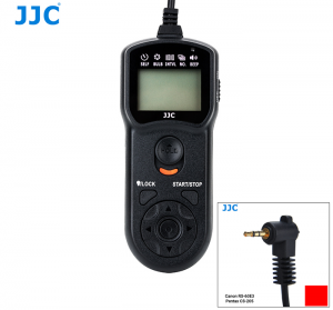 JJC TM LCD TRÅDUTLÖSARE & TIMER CANON RS-60E3, PENTAX