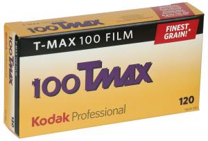 5 PACK KODAK TMAX 100 120 SPOLE