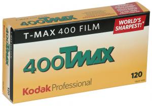 5 PACK KODAK TMAX 400 120 SPOLE