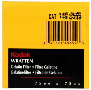 KODAK WRATTEN #87 IR760  75X75MM