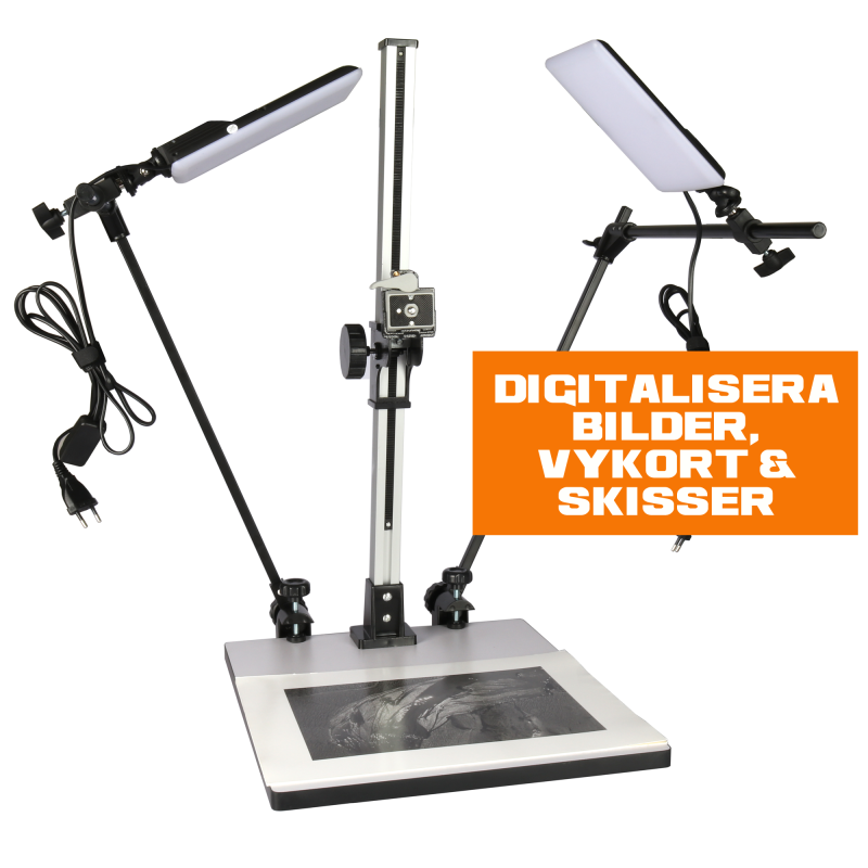 FB REPROSTÄLL CS-105 MED 2X 18W LED BELYSNING, REPROSTATIV