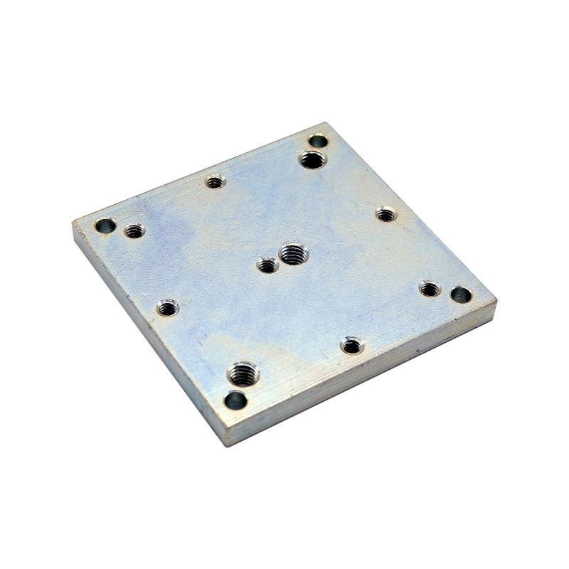 FB FÄSTPLATTA, STÅL MED KAMERAGÄNGOR 1/4 & 3/8