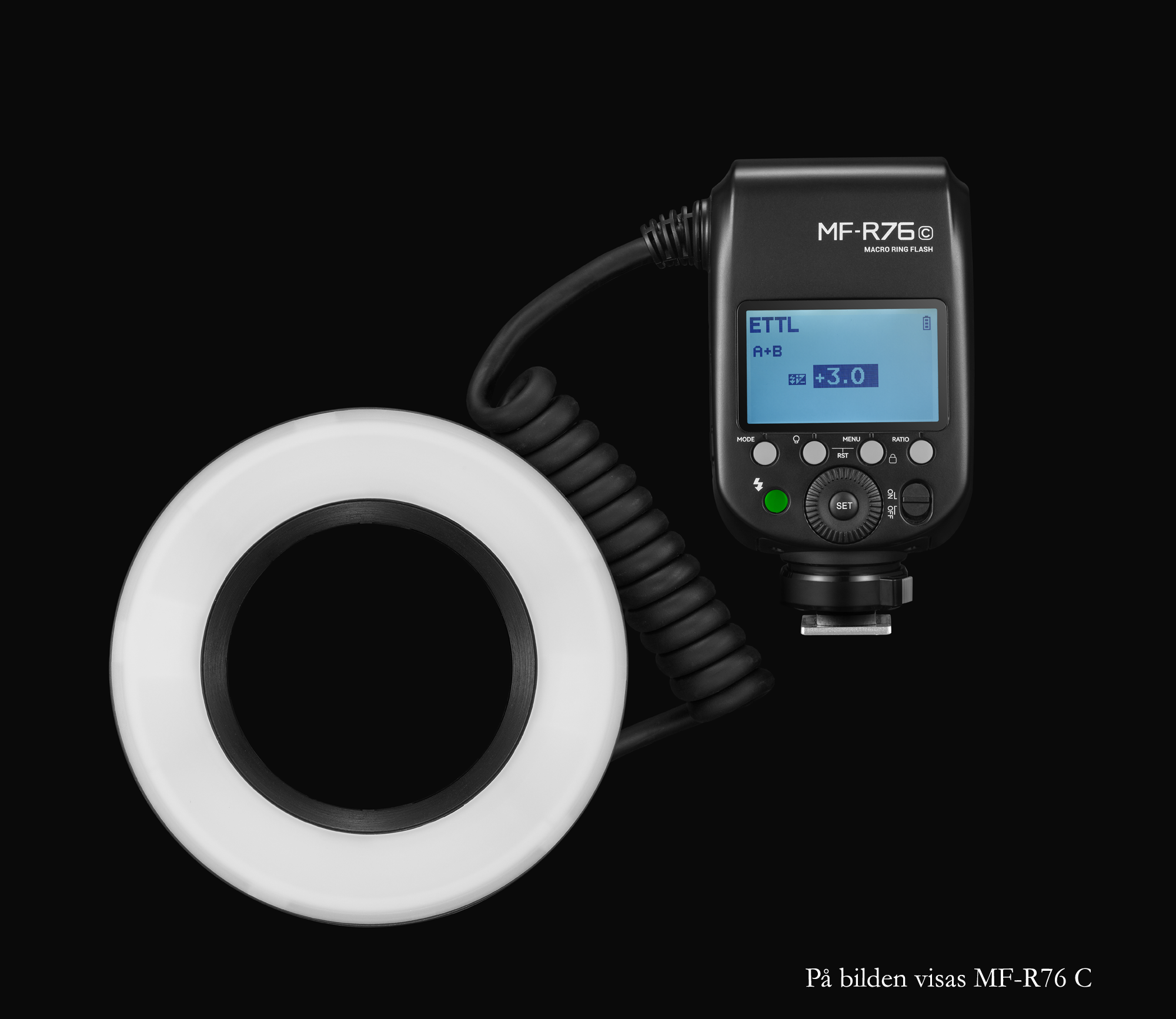 Godox Mf R76 GODOX MF-R76 TTL MACRO RING FLASH 49-77MM NIKON