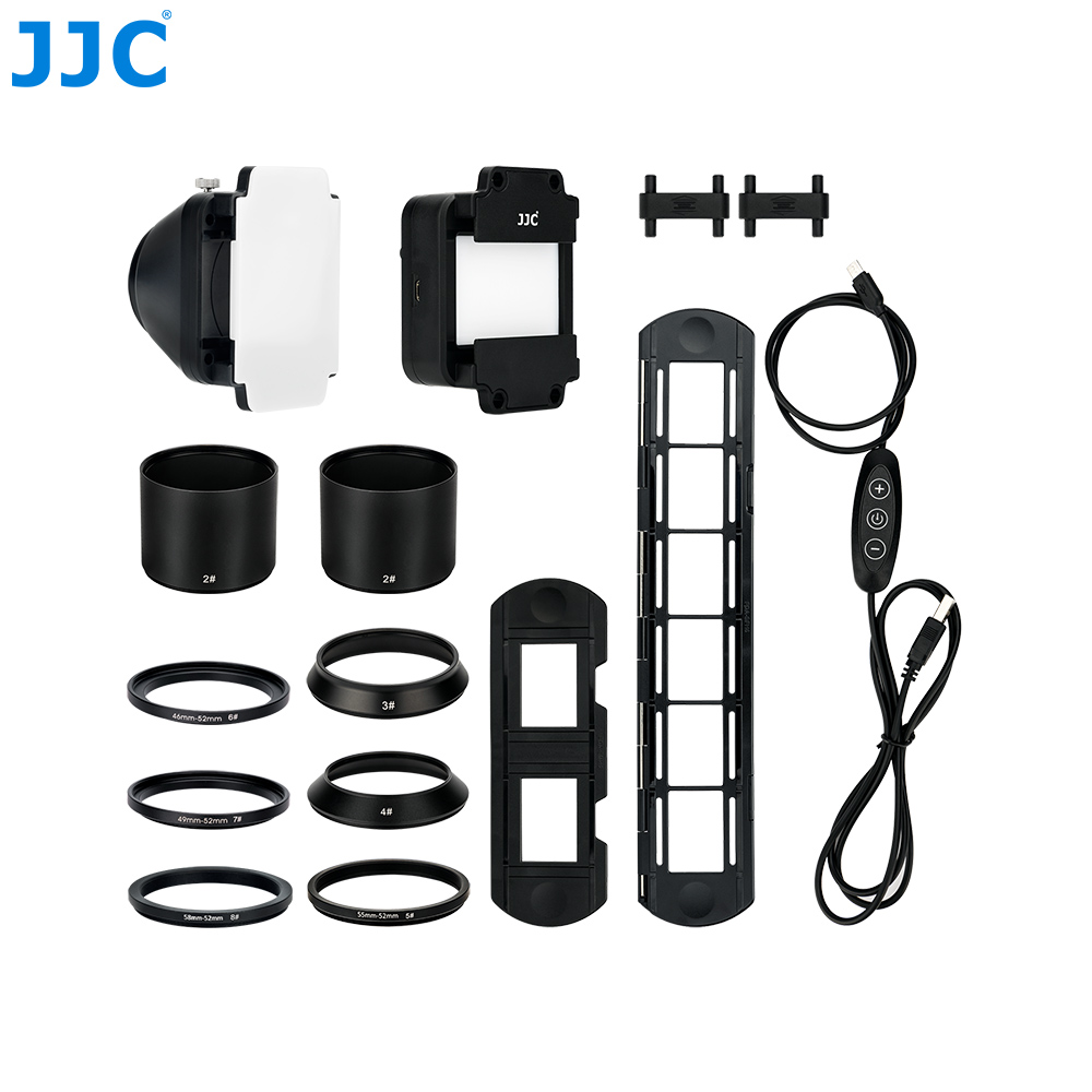 JJC Adaptateur de Numérisation de Film avec éclairage LED Convertir les Films Négatifs et les JJC Adaptateur de Numérisation de Film avec éclairage LED Convertir les Films Négatifs et les