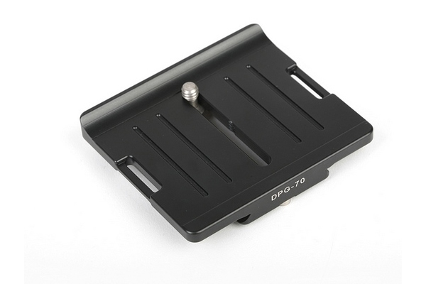 SUNWAYFOTO DPG-39R Piastra Rapida Per Fotocamera - Tipo Arca-Swiss - Con Attacco Per Cinghia E Vite Di Sicurezza