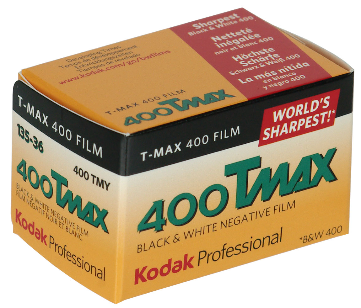 Kodak T-Max 400 - Lot De 3 Films Noir Et Blanc 36 Poses, ISO 400, Pour Photo Argentique Haute Qualité