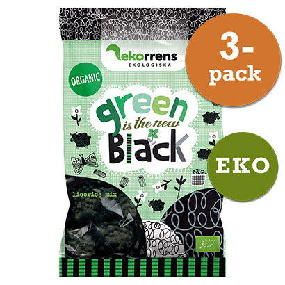 Green Is The New Black Godis 3x80g EKO Ekorrens