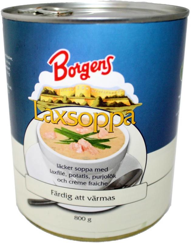 Laxsoppa 2x750g Borgens