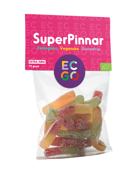 Superpinnar 1x75g EKO EC-GO KORT HÅLLBARHET