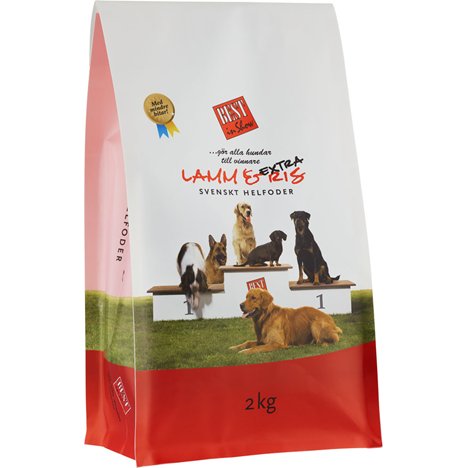 Hundfoder Lamm & Ris Extra 2kg Best in Show