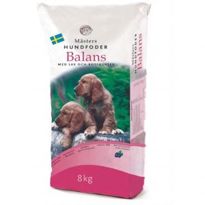 Hundfoder Balans lax & rotfruker 8kg Mästers