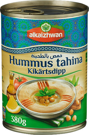 Hummus Tahina Kikärtsdipp 12x380g Alkaizhwan
