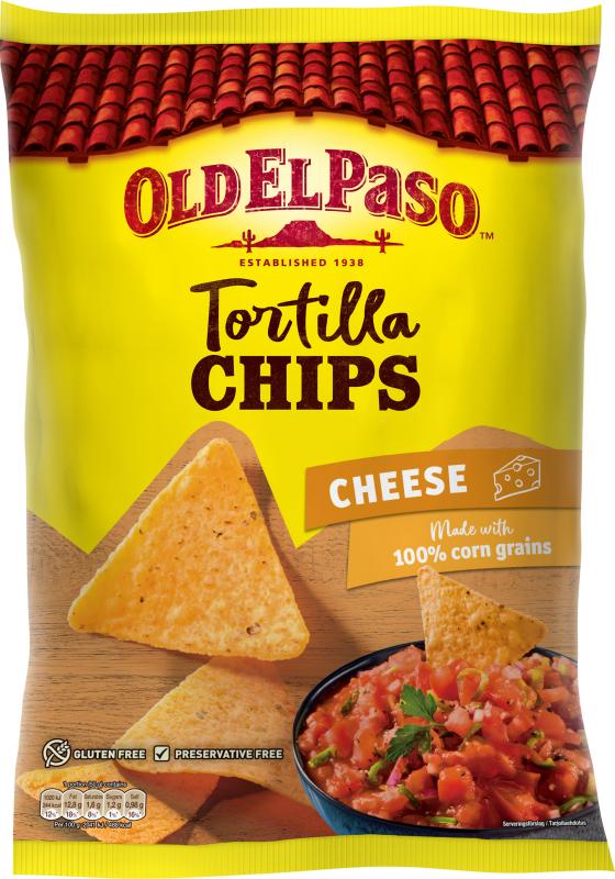 Tortillachips Cheese 10x185g Old El Paso