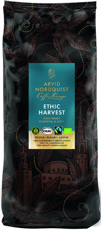 Kaffe Ethic Harvest Malet Mörkrost Krav 2x1000g Arvid Nordquist