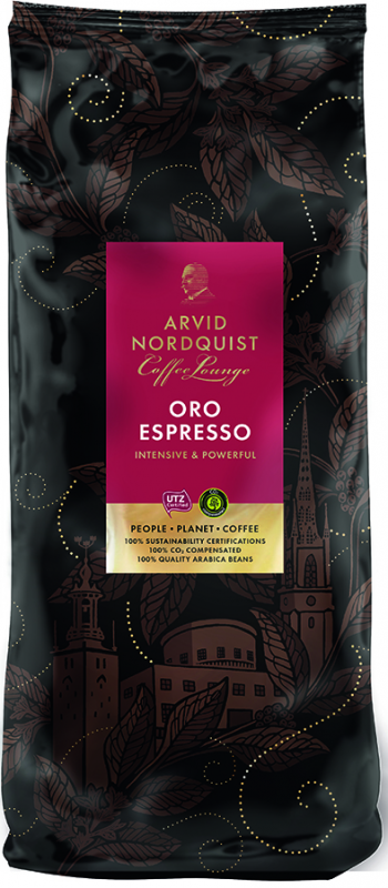 Espresso Oro Generoso Hela Bönor 1x1000g Arvid Nordquist