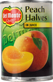 Persikohalvor I Juice 12x415g Del Monte