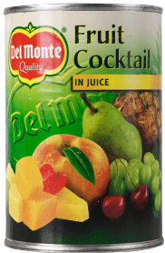 Fruktcocktail I Juice 3x415g Del Monte