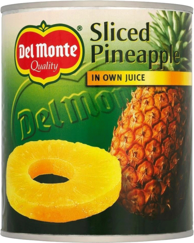 Ananas Skivor I Juice 3x820g Del Monte