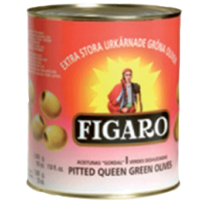 3st gröna oliver urkärnade från Figaro om 3kg vardera billigt hos Kolonialvaror. Alltid bra pris på skafferivaror i storpack. Perfekt för catering storhushåll restaurang och café. Vi levererar till hela Sverige!