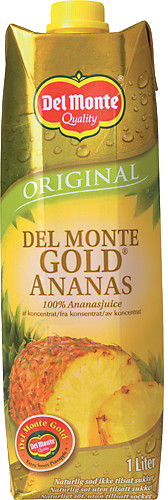 Ananasjuice Gold 2x1l Del Monte
