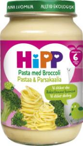 Barnmat 5-7 Mån Pasta/Broccoli Eko 6x190g Hipp