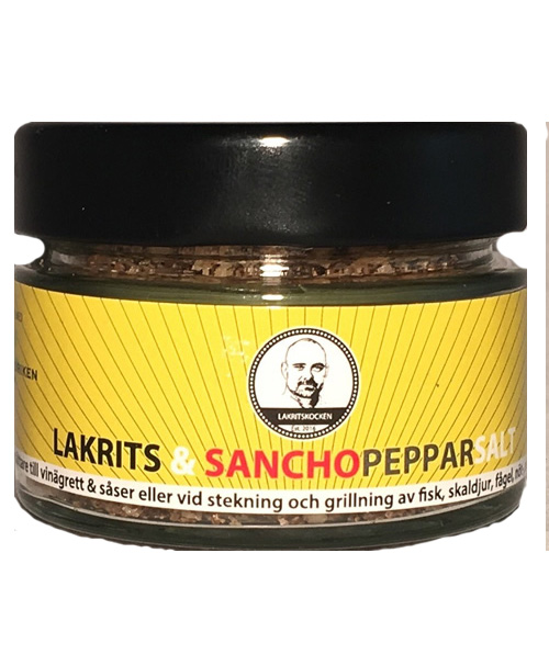 Lakrits & Sancho Peppar Salt 1x75ml Lakritskocken By Douglas Spiik KORT HÅLLBARH