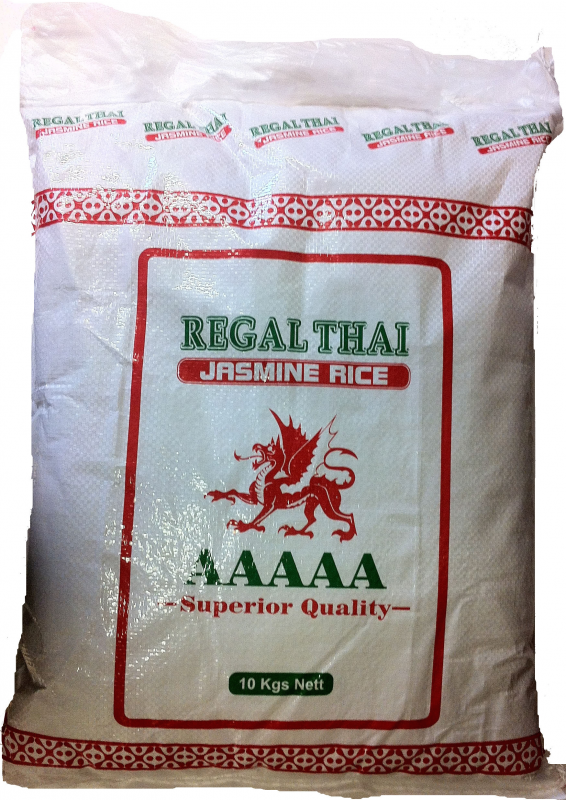 1st jasminris från Regal Thai om 10kg vardera billigt hos Kolonialvaror. Alltid bra pris på skafferivaror i storpack. Perfekt för catering storhushåll restaurang och café. Vi levererar till hela Sverige!
