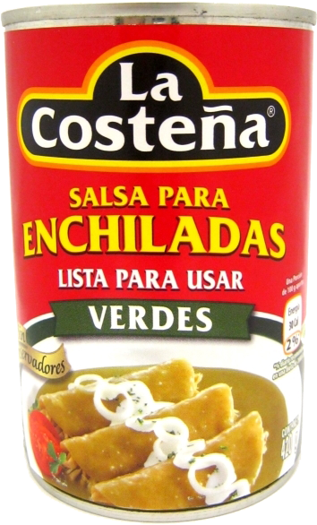 Salsa Enchilada Verde 12x420g La Costeña