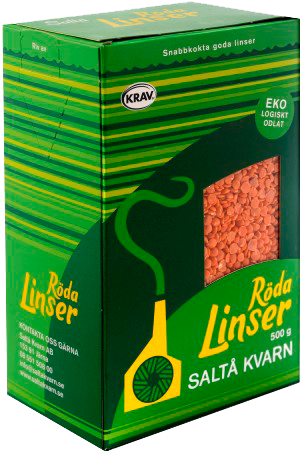 Ekologiska röda linser från Saltå Kvarn i 4 stora förpackningar om 2.5kg för totalt 10kg billigt hos Kolonialvaror. Alltid bra pris på skafferivaror i storpack. Perfekt för catering, storhushåll, restaurang och café. Vi levererar till hela Sverige!