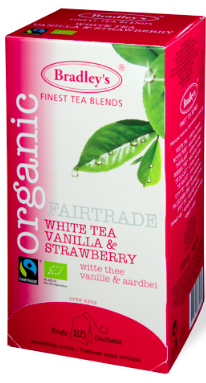 24x25st påsar jordgubb vanilj te från Bradleys om 40g billigt hos Kolonialvaror. Alltid bra pris på skafferivaror i storpack. Perfekt för catering storhushåll restaurang och café. Vi levererar till hela Sverige!