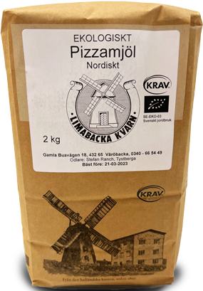 Pizzamjöl Nordiskt KRAV 6x2kg Limabacka Kvarn
