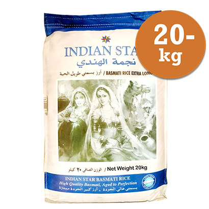 Basmatiris 20kg Indian Star