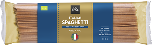 Pasta Spaghetti Fullkorn EKO 8x400g Urtekram