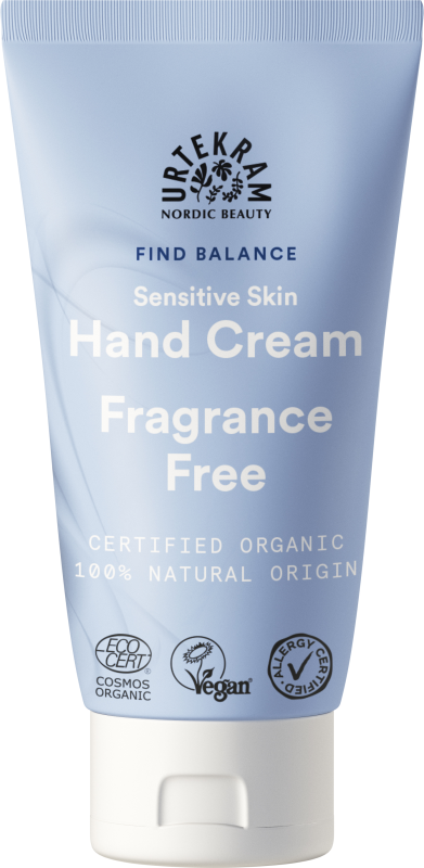 Fragrance Free Hand Cream EKO 6x75ml Urtekram