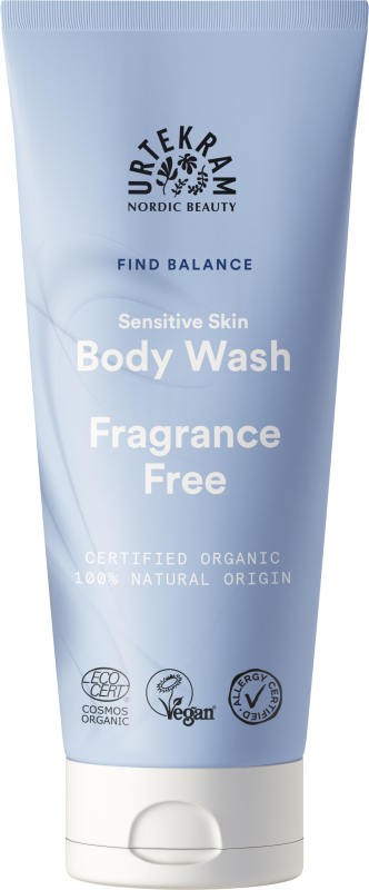 Fragrance Free Body Wash EKO 2x200ml Urtekram