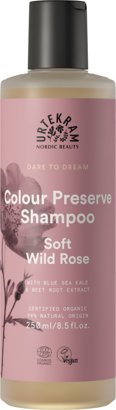 Soft Wild Rose Shampoo EKO 2x250ml Urtekram
