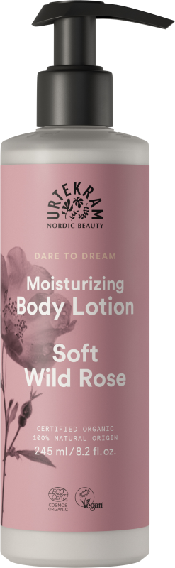 Soft Wild Rose Body Lotion EKO 2x245ml Urtekram